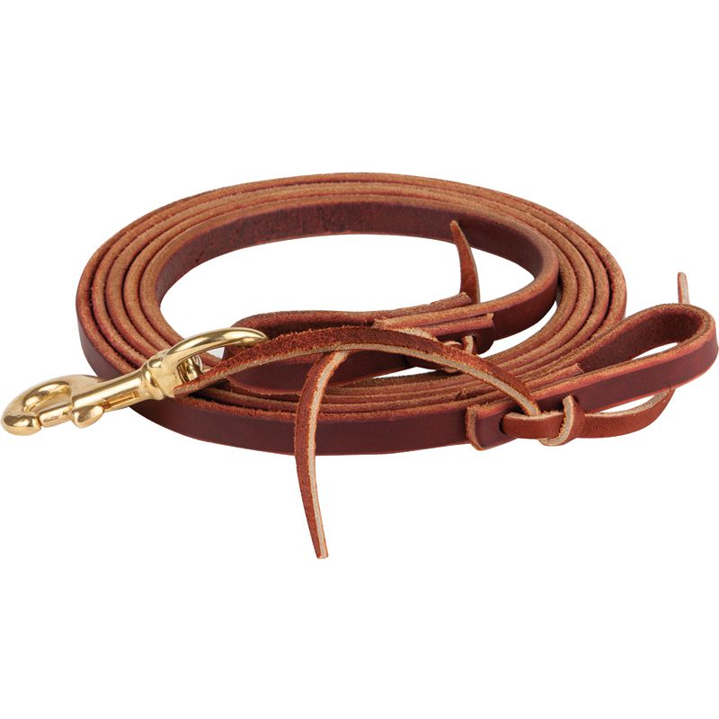 Latigo Leather Flat Roping Reins