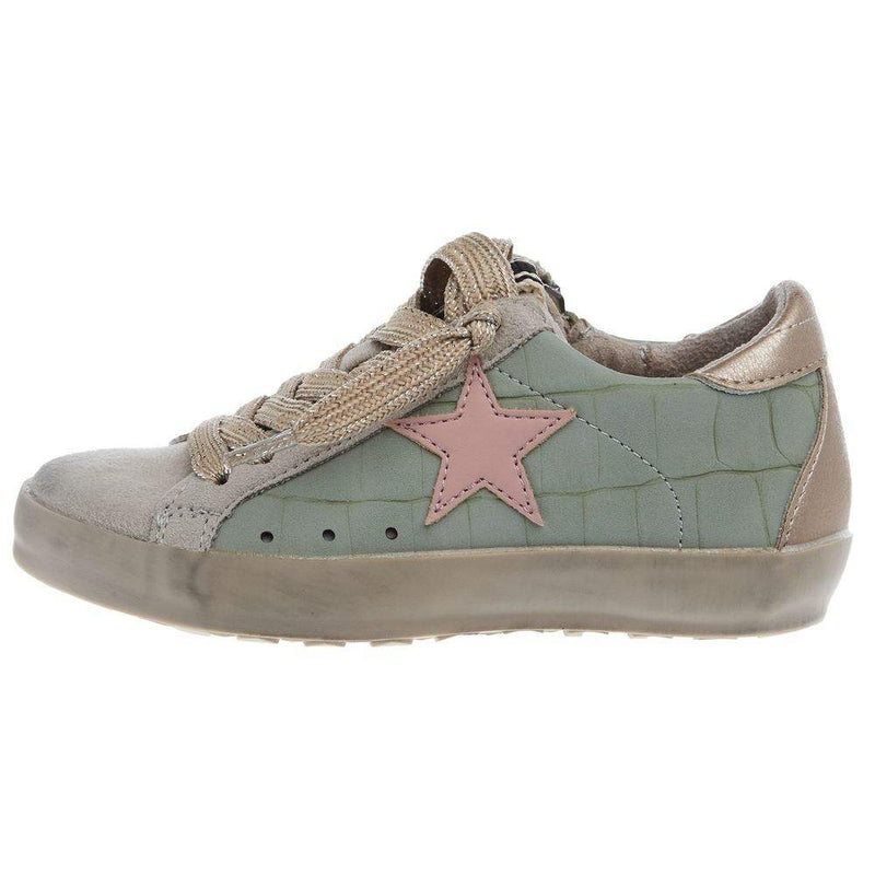 Shu Shop Paula Toddlers Sage Croco Sneaker