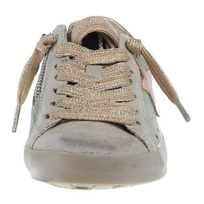 Shu Shop Paula Toddlers Sage Croco Sneaker
