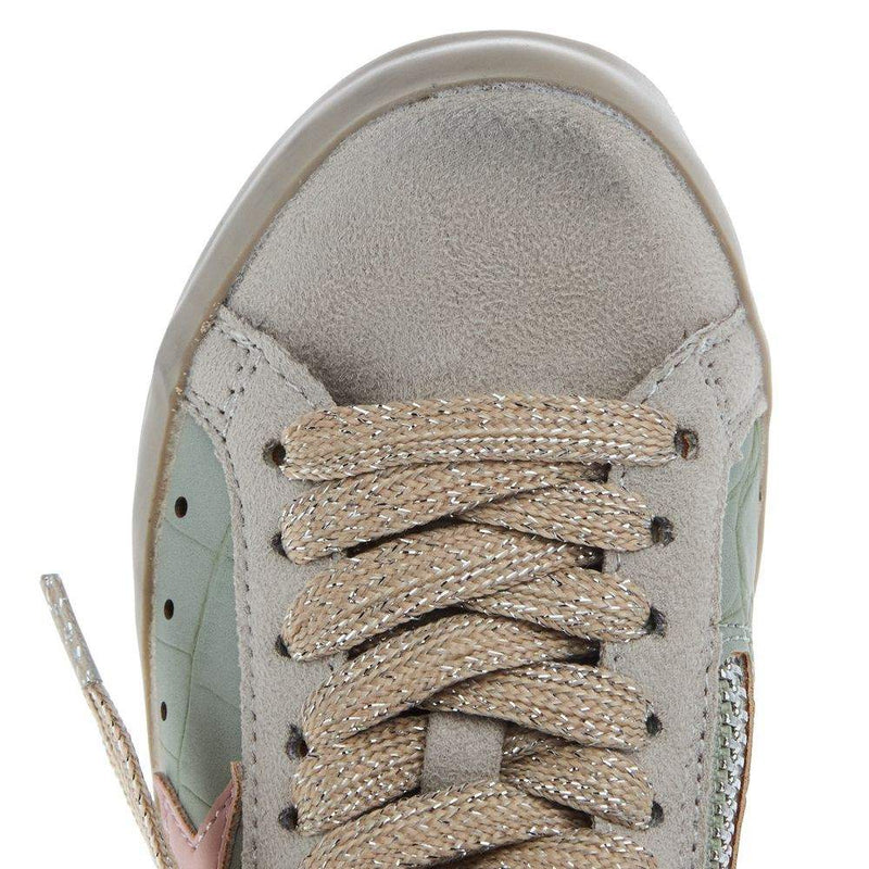 Shu Shop Paula Toddlers Sage Croco Sneaker