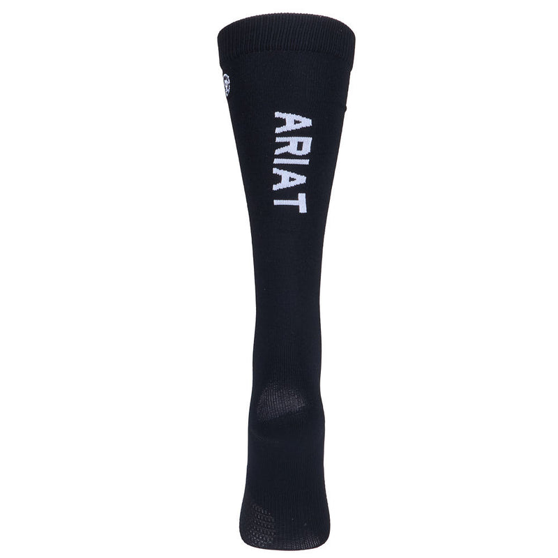 Nester Hoisery Women's Essential Performance Over The Calf Black Sock