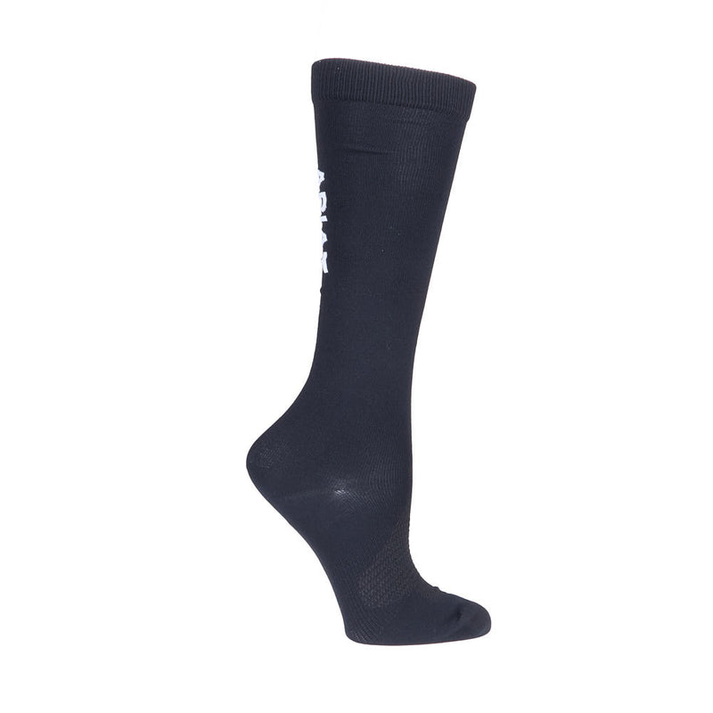 Nester Hoisery Women's Essential Performance Over The Calf Black Sock