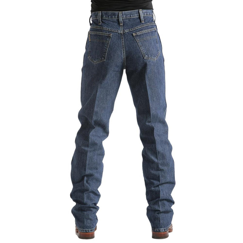Men's Green Label Relaxed Fit Dark Stonewash Jeans