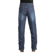 Men's Black Label Relaxed Fit Dark Stonewash Jeans