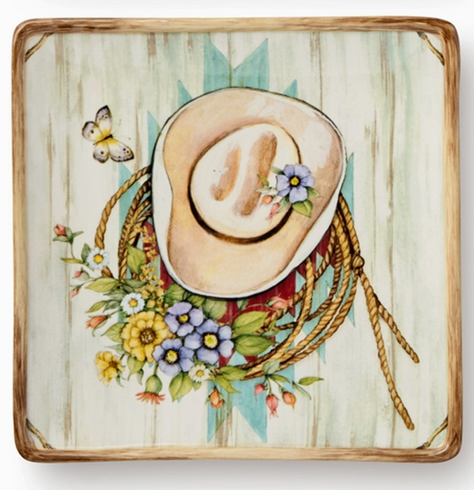 Certified International Corp Rosewood Ranch Salad Plate Set of 4