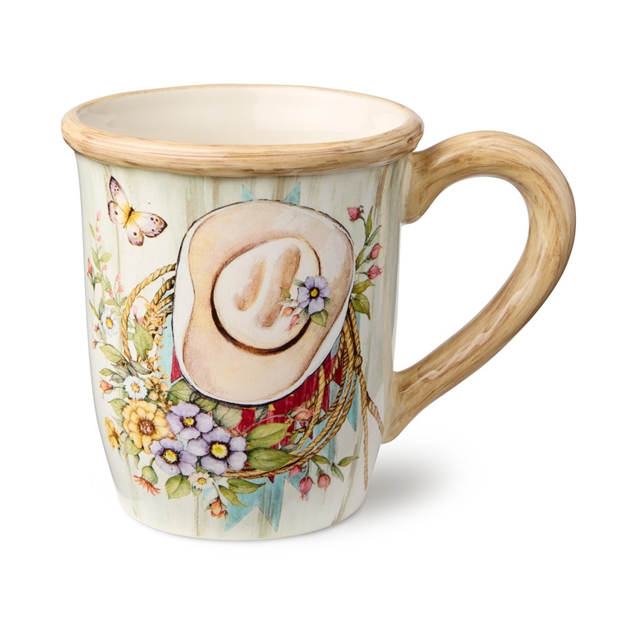 Certified International Corp Rosewood Ranch Mug Set of 4