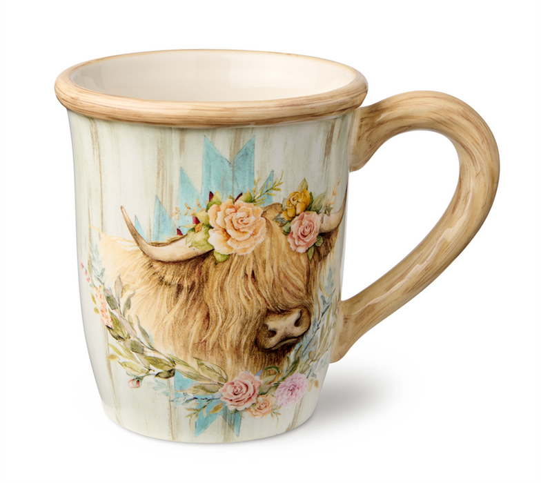 Certified International Corp Rosewood Ranch Mug Set of 4