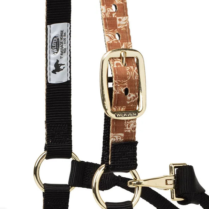 Weaver Leather Checkerboard Patterned Adjustable Nylon Halter