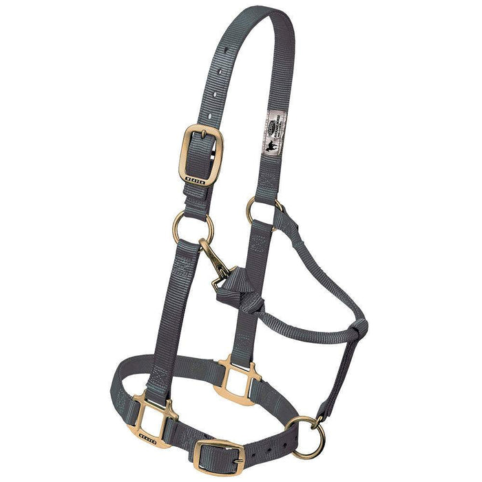 Weaver Leather Adjustable Chin and Throat Snap Triple-Ply Nylon Halter
