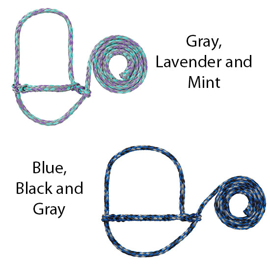 Weaver Livestock Leather Poly Rope Goat/Sheep Halter