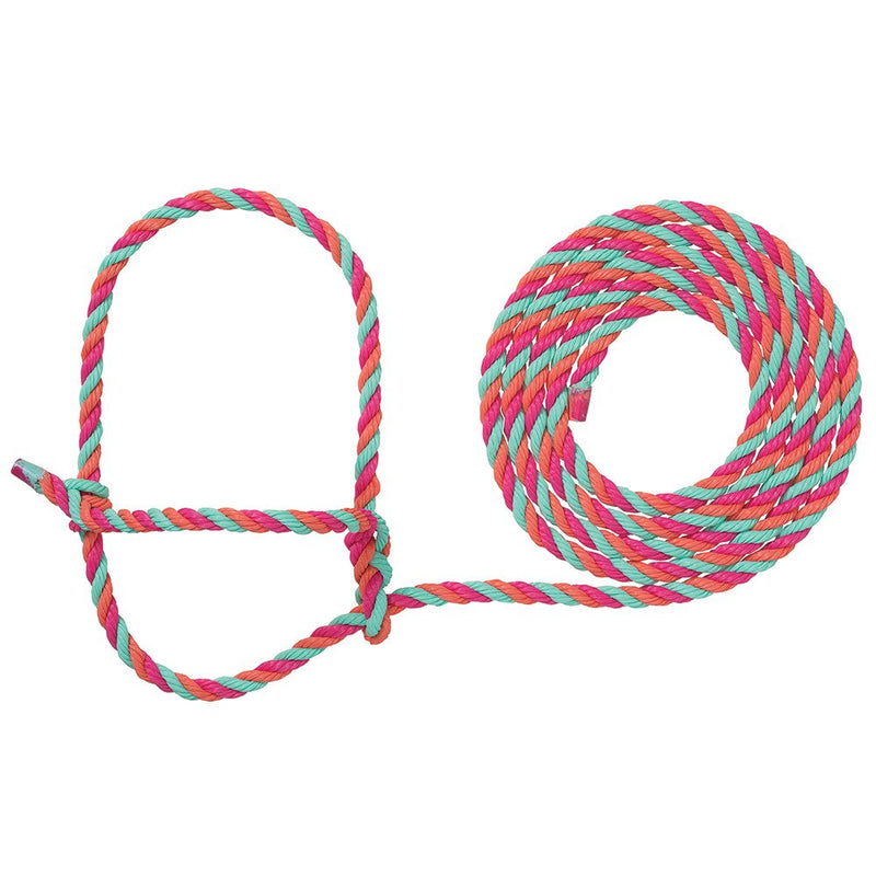 Weaver Livestock Leather Poly Rope Halter Cow