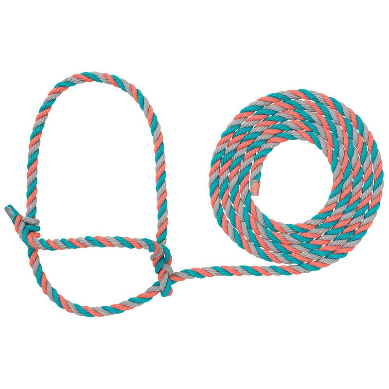 Weaver Livestock Leather Poly Rope Halter Cow