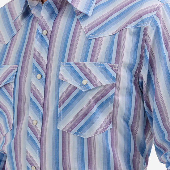 Wrangler Men's 20X Competition Advanced Comfort Long Sleeve Two Pocket Western Snap Shirt