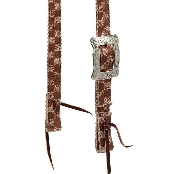 Weaver Leather Checkerboard Split Ear Nylon Poly Headstall