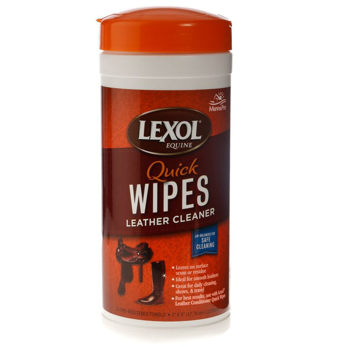 Leather Cleaner Quick Wipes Jar