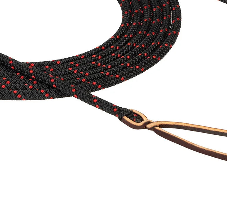 Weaver Leather Black and Red 23ft Transition Lunge Line