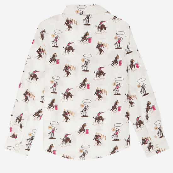 Wrangler Girls' Rope 'Em Babe Top