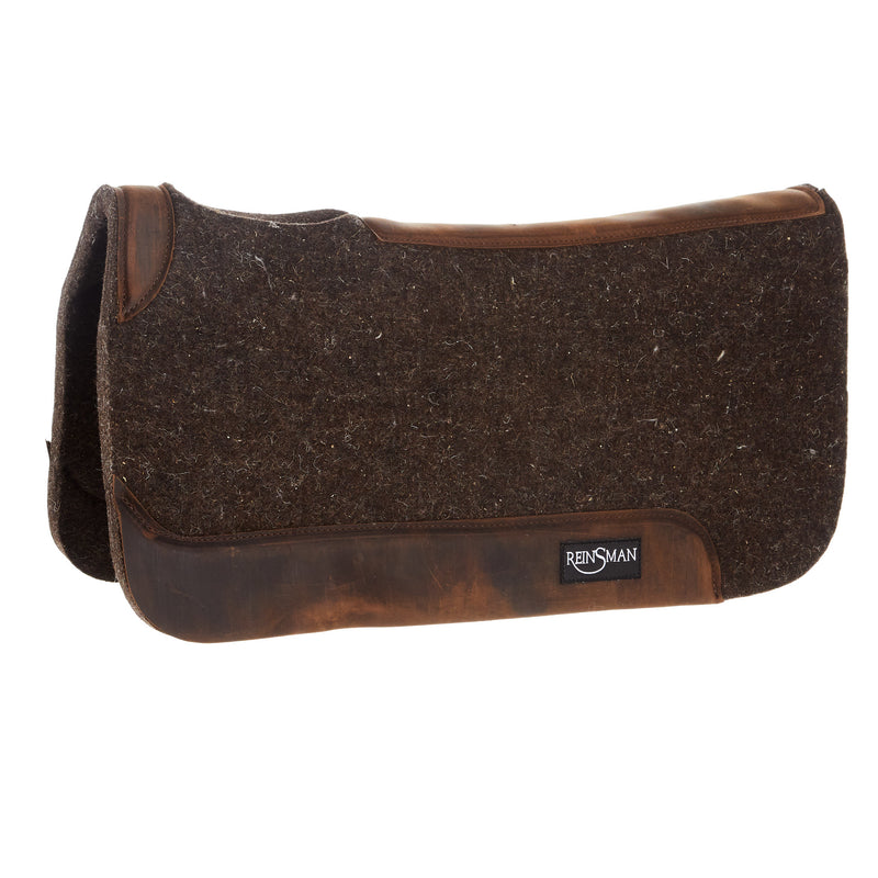 Reinsman 1 Inch Dark Brown Wool Felt Saddle Pad
