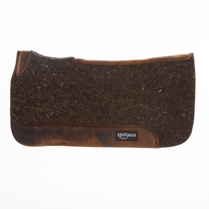 Reinsman 1 Inch Dark Brown Wool Felt Saddle Pad