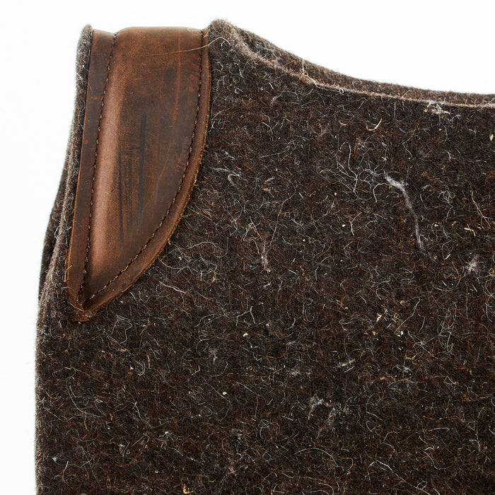 Reinsman 1 Inch Dark Brown Wool Felt Saddle Pad