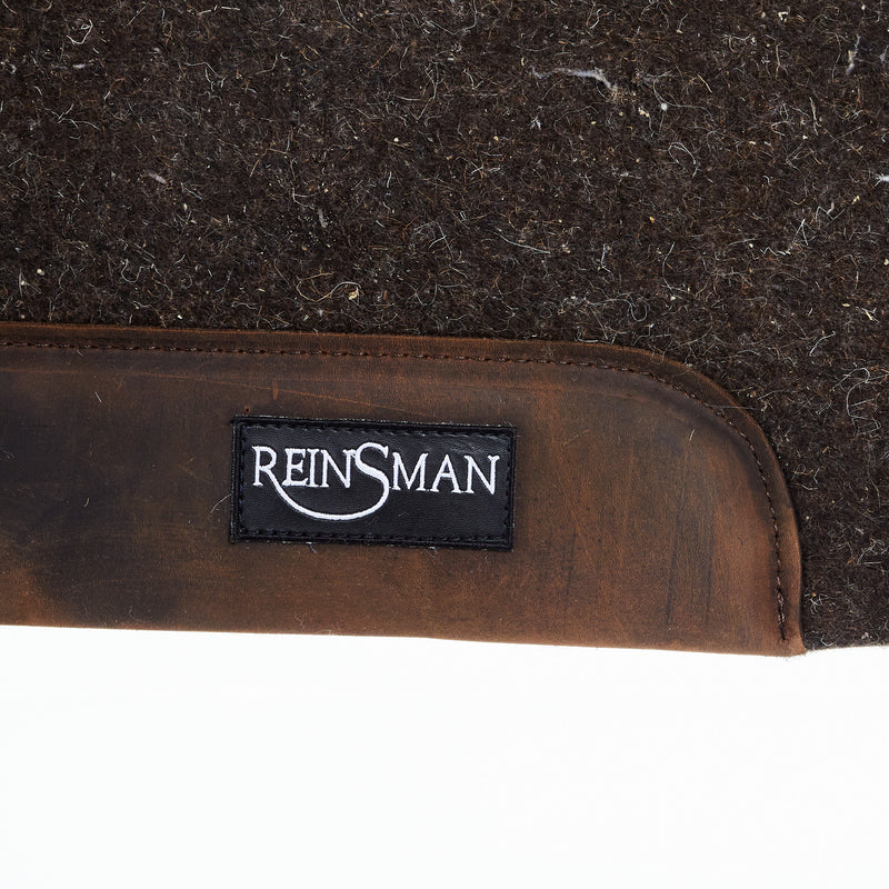 Reinsman 1 Inch Dark Brown Wool Felt Saddle Pad
