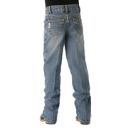 Boy's Slim White Label Light Stonewashed Blue Jeans