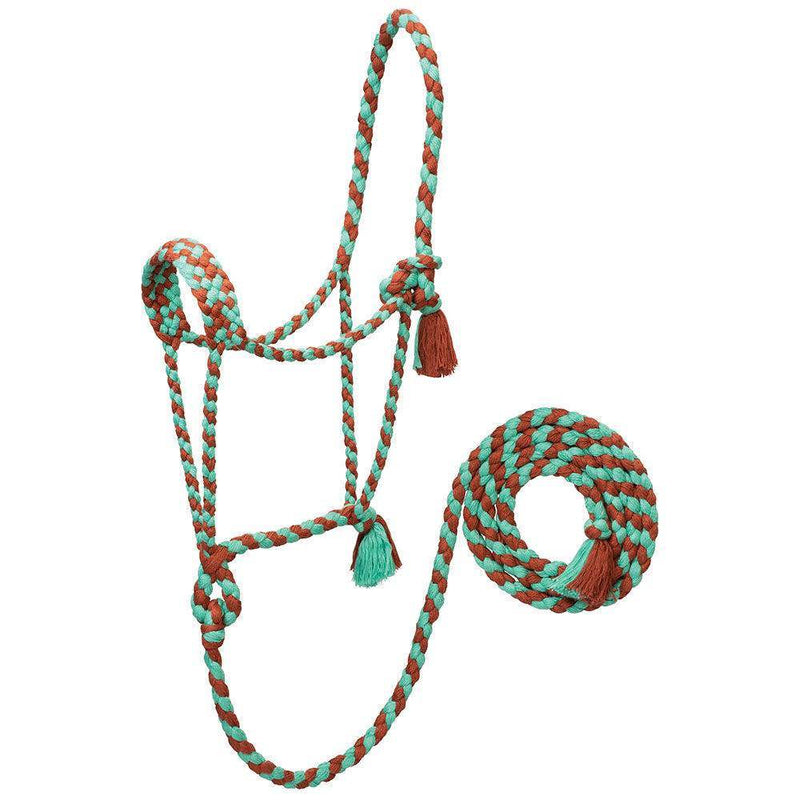Weaver Leather Ecoluxe Braided Rope Halter with 8ft Lead