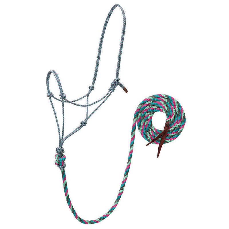 Weaver Leather Ecoluxe Bamboo Rope Halter with 10ft Lead