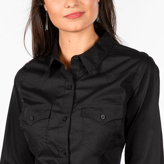 Wrangler Retro Soild Black Top