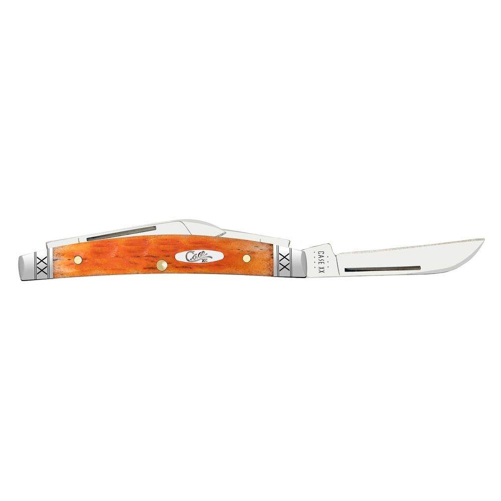 Case Cayenne Bone Crandall Jig Small Congress (6468 SS)Embellished Bol
