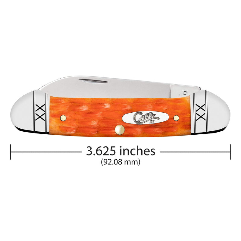 Case Cayenne Bone Crandall Jig Canoe (62131 SS) Embellished Bolsters