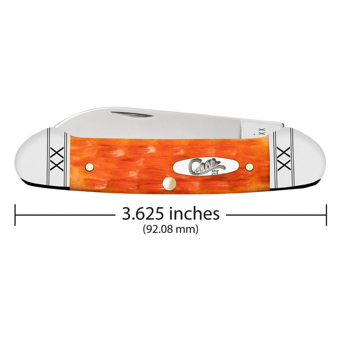 Case Cayenne Bone Crandall Jig Canoe (62131 SS) Embellished Bolsters