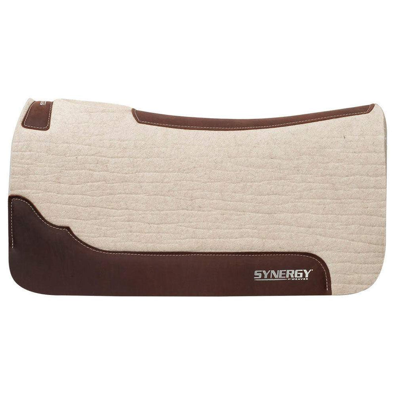 Weaver Leather 3/4in Synergy Contoured Steam Pressed Merino Wool Felt Saddle Pad 31x32