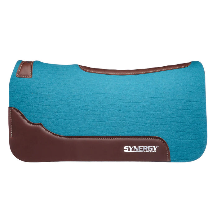 Weaver Leather Synergy Turquoise Merino Wool Felt Saddle Pad