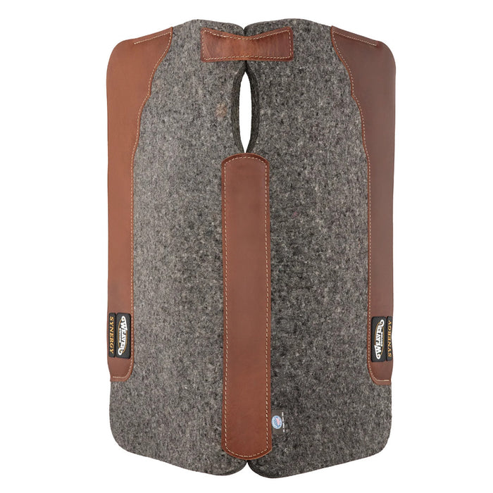 Weaver Leather Synergy Charcoal Merino Wool Felt Saddle Pad