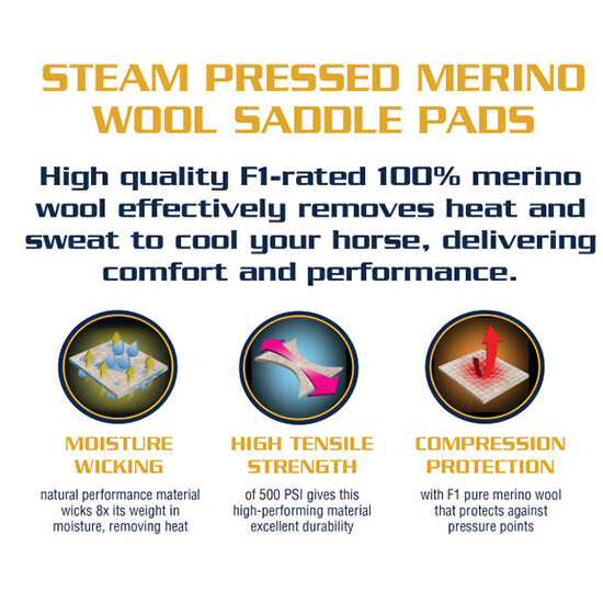 Weaver Leather Synergy Contoured Close Contact Steam Pressed Felt 28x30 Pad
