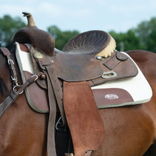 Weaver Leather 3/4in Contoured Steam Pressed Felt 28x30 Saddle Pad