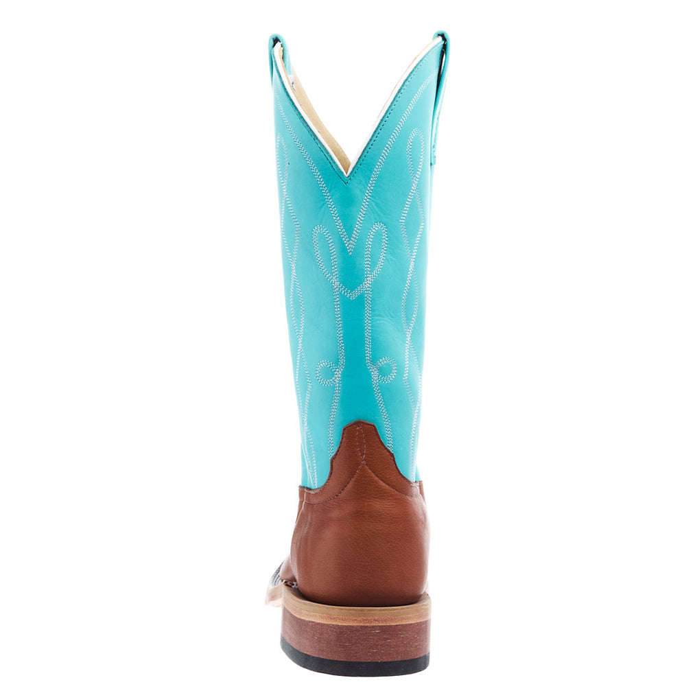 Anderson Bean Men's Ride Ready Brandy Ranch Hand Vamp 13in Dolphin Blu