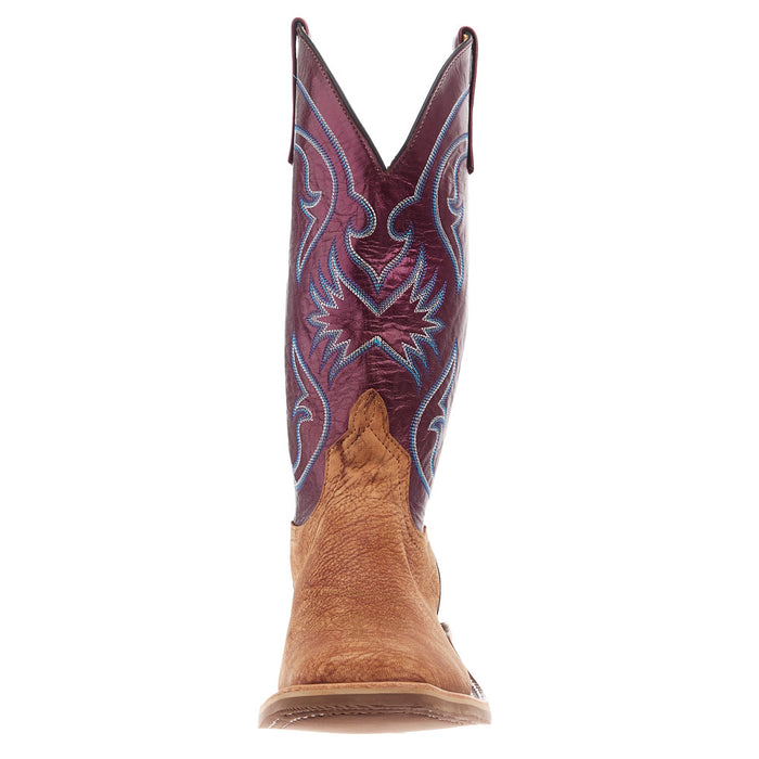 Anderson Bean Men`s Ride Ready Peanut Poseidon Vamp 13in Sangria Kidskin Lustre Top Boot