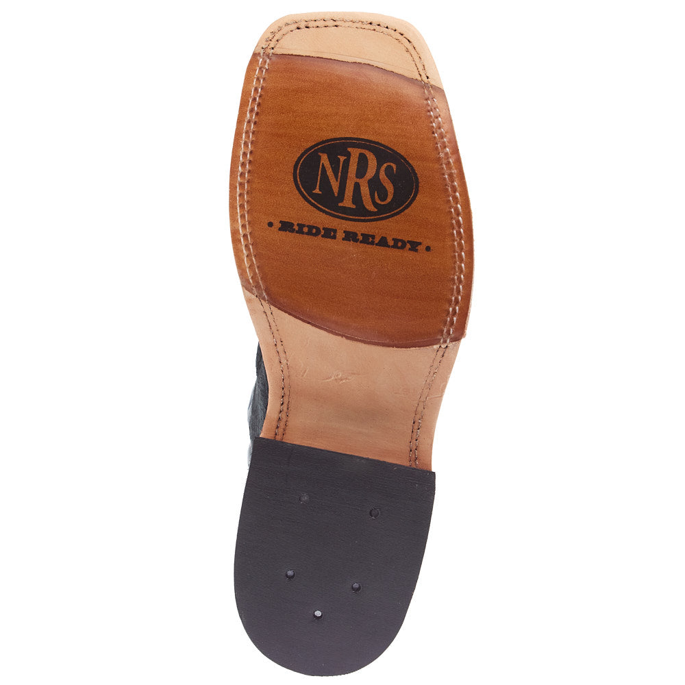 Anderson Bean Men`s Ride Ready Grey Carpincho Vamp 13in Navy Waxy Kans