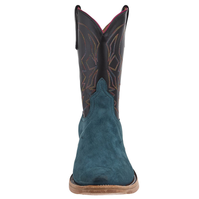 Anderson Bean Men's Ride Ready Danube Nubuck Poseidon Vamp 10in Black Glove Top Boot