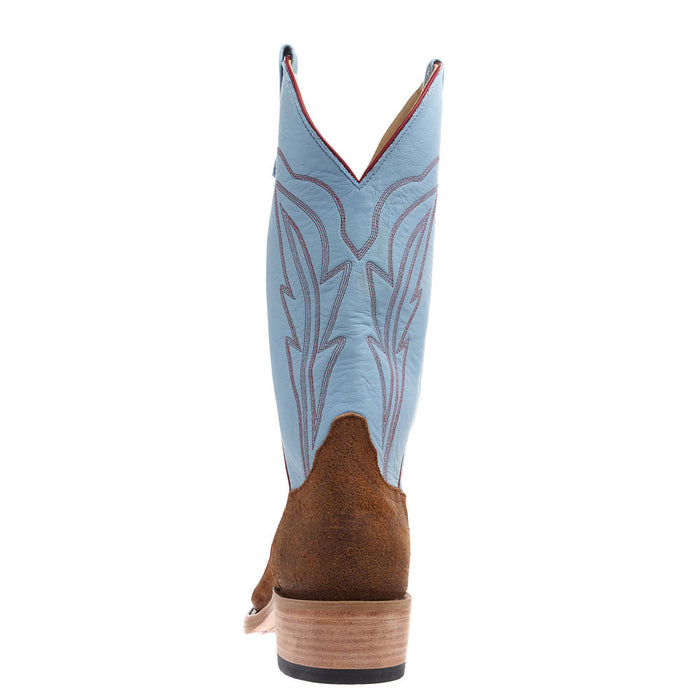 Anderson Bean Men's Ride Ready Brackish Waxout Yak Vamp 13In Powder Blue Gelato Top Boot