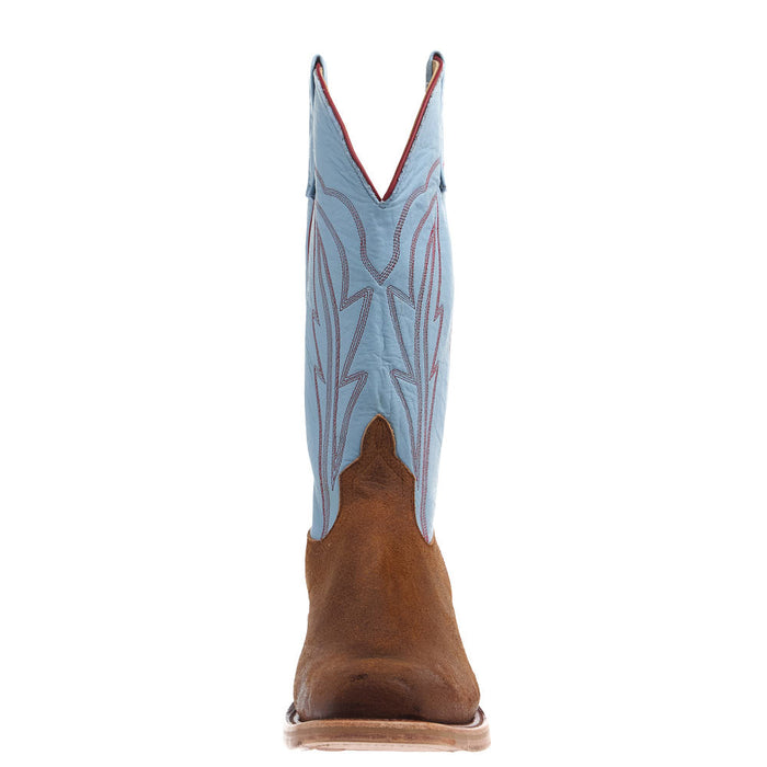 Anderson Bean Men's Ride Ready Brackish Waxout Yak Vamp 13In Powder Blue Gelato Top Boot