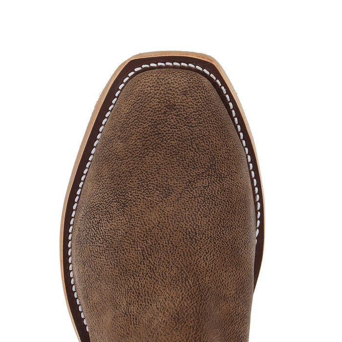 Anderson Bean Men's Ride Ready Eastwood Camel Vamp 15in Barbizon Blue Kidskin Top