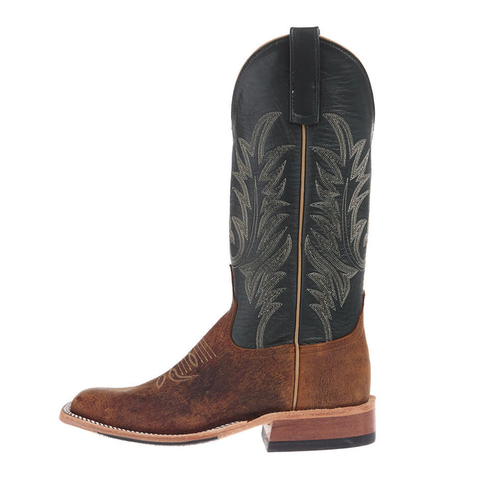Anderson Bean Men's Cognac Capital Deer Vamp 13in Green Top Boot