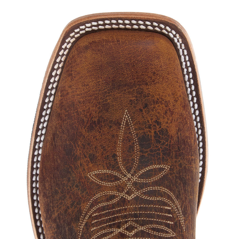 Anderson Bean Men's Cognac Capital Deer Vamp 13in Green Top Boot