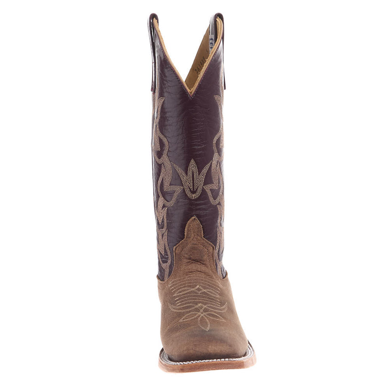 Anderson Bean Women's Sand Angry ElK Vamp 13in Permanganate Kidskin Top Boot