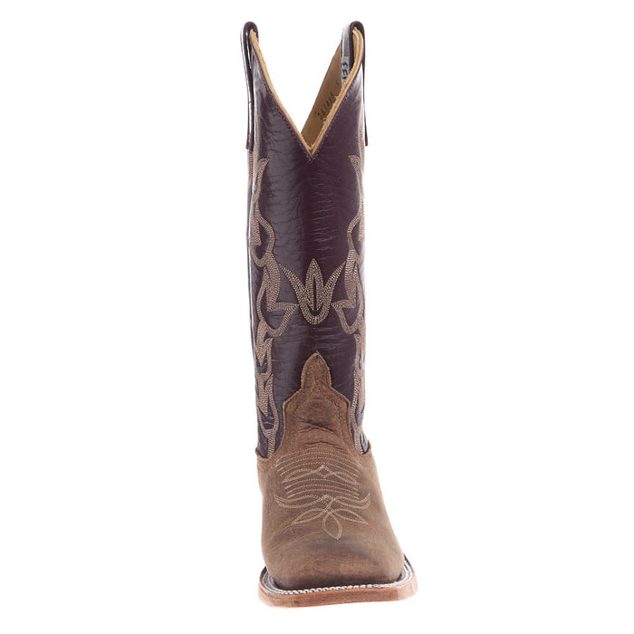 Anderson Bean Women's Sand Angry ElK Vamp 13in Permanganate Kidskin Top Boot