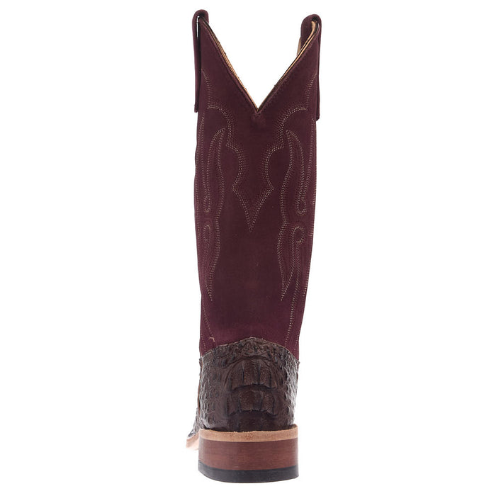 Anderson Bean Women's Brown Lux Caiman Vamp 13in Matador Kidskin Top