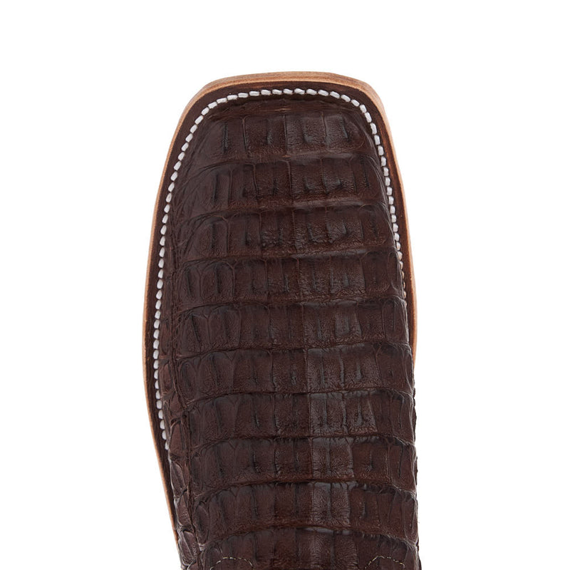 Anderson Bean Women's Brown Lux Caiman Vamp 13in Matador Kidskin Top
